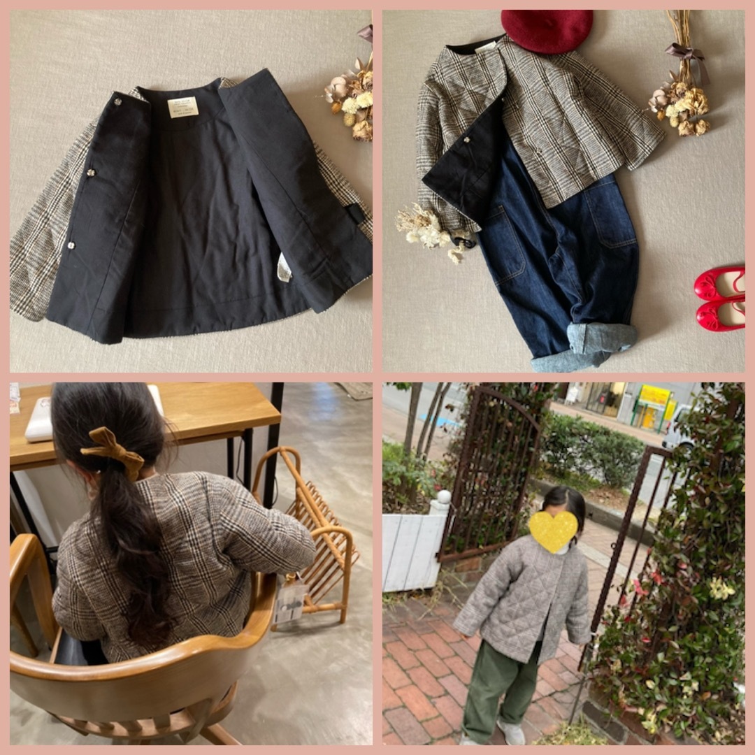 ZARA KIDS(ザラキッズ)のZARA ザラガール✾ 中綿キルティングジャケットコート110 120 キッズ/ベビー/マタニティのキッズ服女の子用(90cm~)(ジャケット/上着)の商品写真