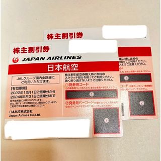 ジャル(ニホンコウクウ)(JAL(日本航空))のJAL優待券２枚組＋株主優待の案内冊子(航空券)