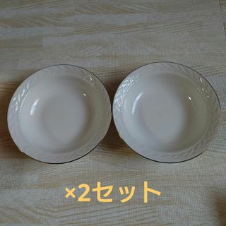 アテニア(Attenir)の【新品未使用品】アテニア　Attenir 　ペアリーフボウル2枚入り×２セット(食器)