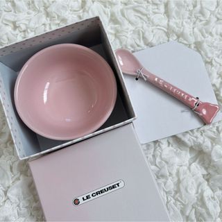 ルクルーゼ(LE CREUSET)の【新品】LE CREUSET ベビー・ボール&スプーン・セット(離乳食器セット)