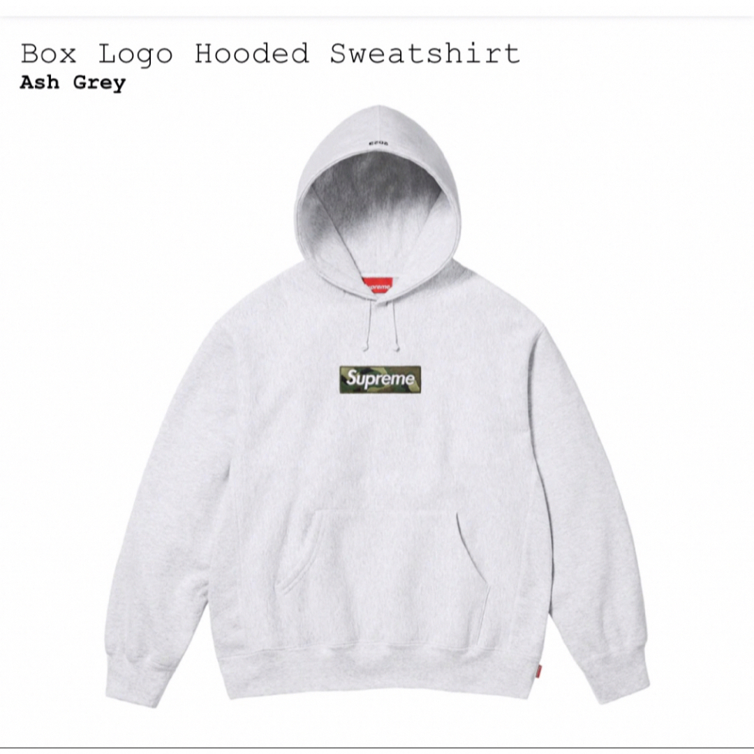 Supreme(シュプリーム)のSupreme Box Logo Hooded Sweatshirt "Ash  メンズのトップス(パーカー)の商品写真