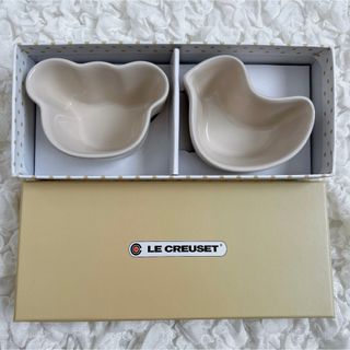 ルクルーゼ(LE CREUSET)の【新品】LE CREUSET ベビー・ツイン・ラムカン(離乳食器セット)