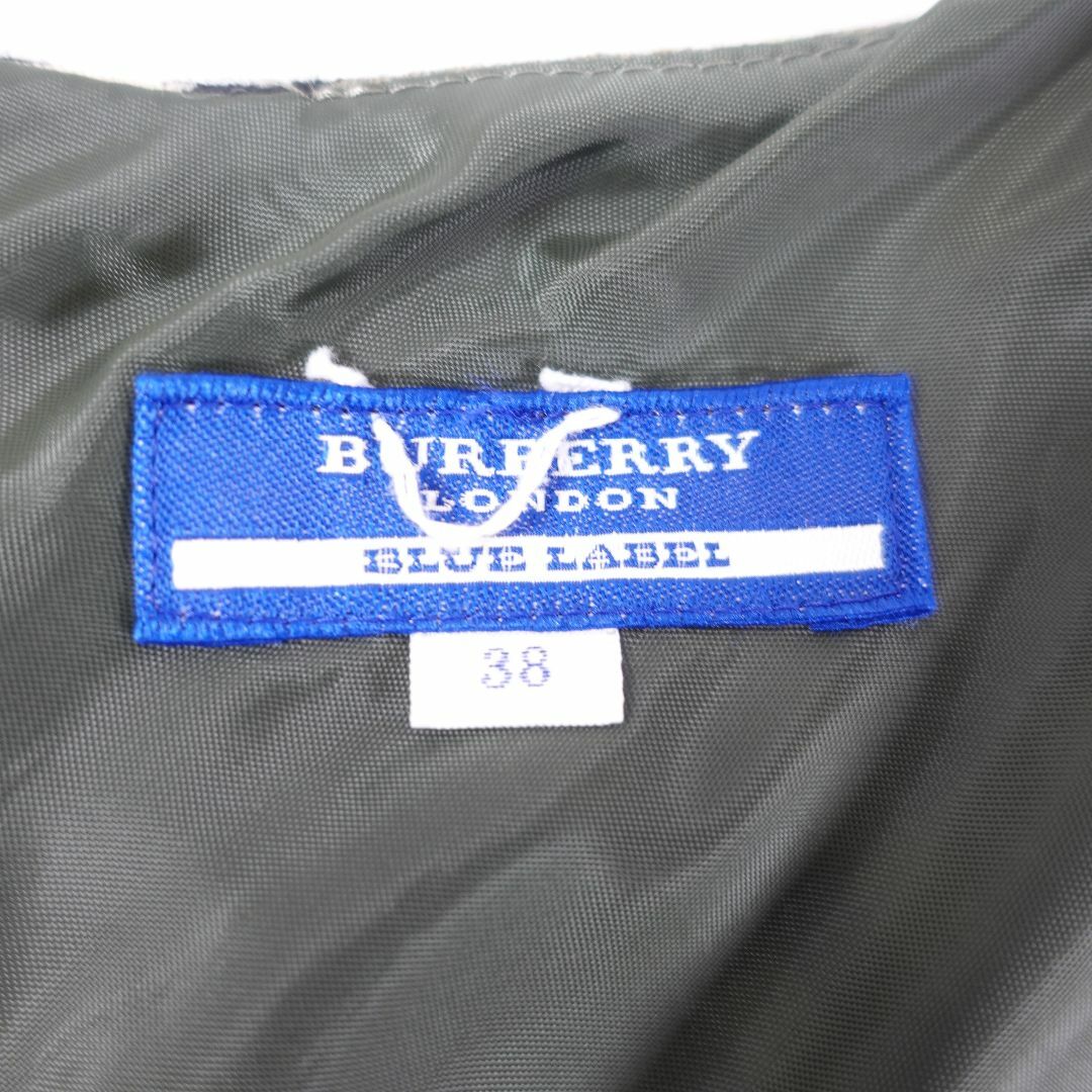 BURBERRY BLUE LABEL(バーバリーブルーレーベル)のBLUELABEL　BURBERRY バーバリー　ノバチェクワンピース レディースのワンピース(ロングワンピース/マキシワンピース)の商品写真