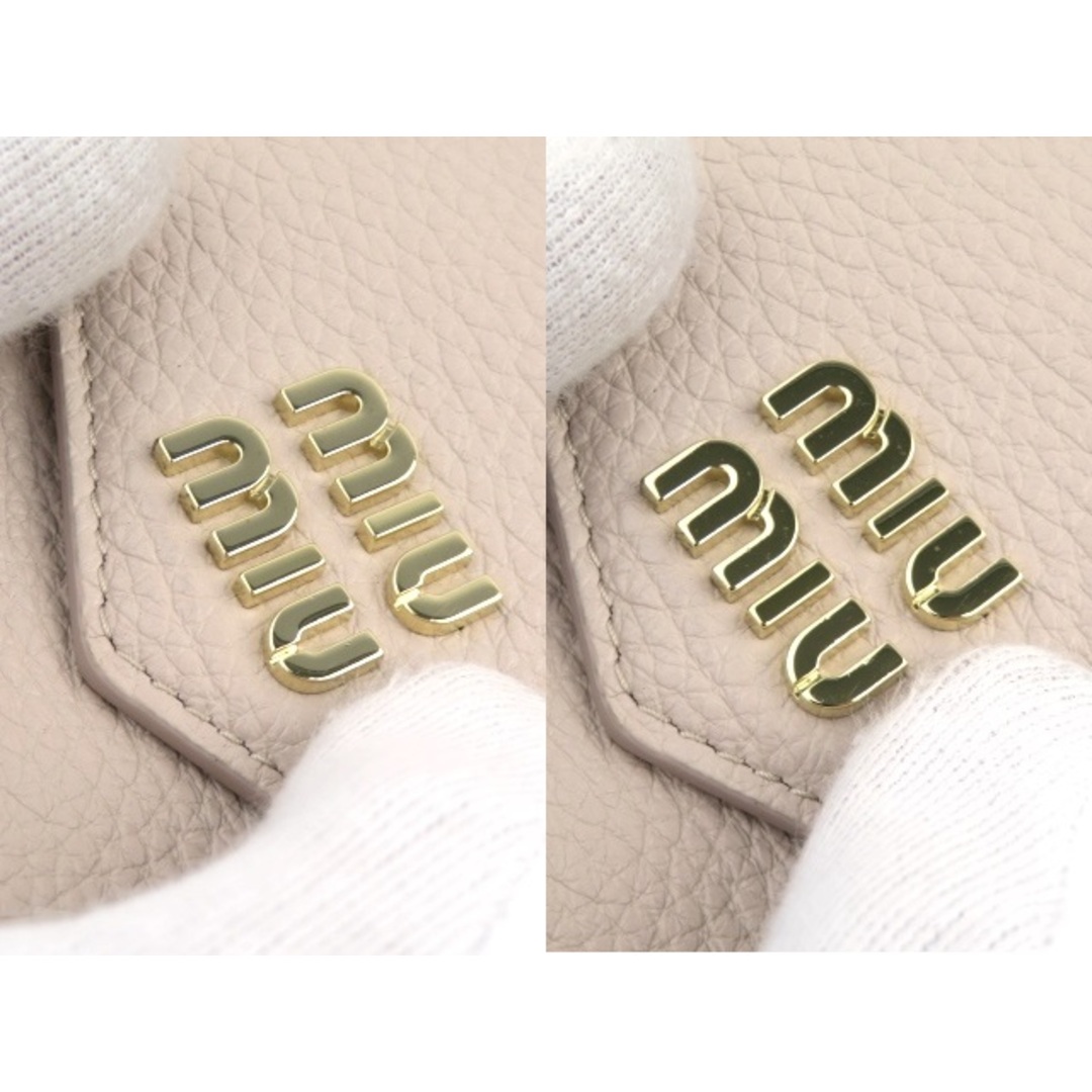 MIU MIU - 【年末年始 限定値下げ】□未使用□ ミュウミュウ 三 MIU MIU - 【年末年始 限定値下げ】□未使用□ ミュウミュウ 三