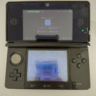 ニンテンドー3DS(ニンテンドー3DS)のNintendo 3DS 本体  コスモブラック(携帯用ゲーム機本体)