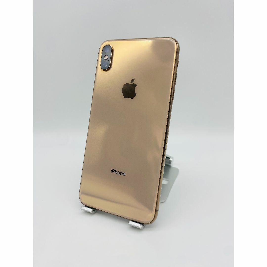 016 iPhoneXSMax 512Gゴールド/シムフリー/純正新品バッテリー