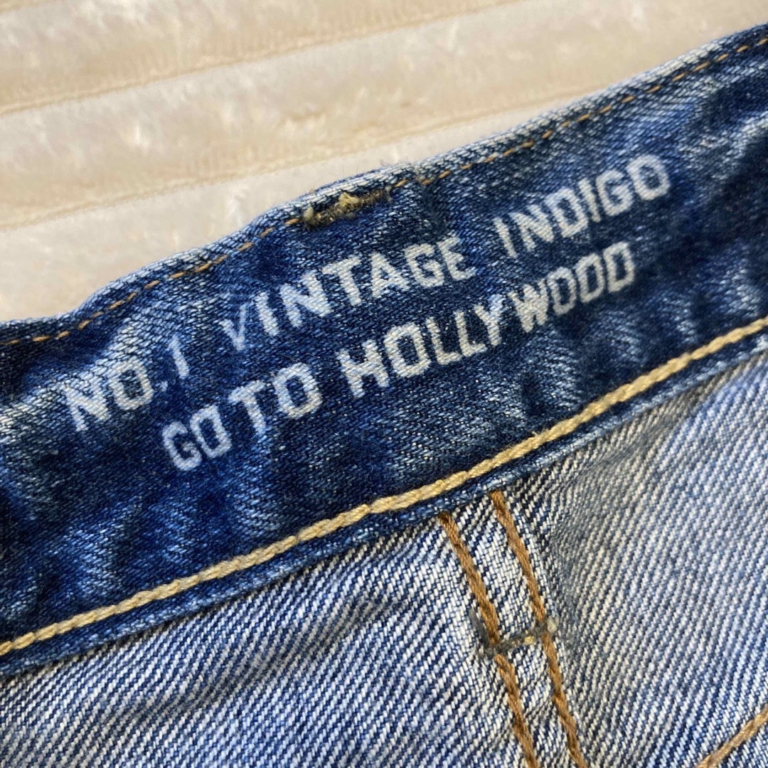 GO TO HOLLYWOOD(ゴートゥーハリウッド)のゴートゥーハリウッド　デニムジーンズ　100 キッズ/ベビー/マタニティのキッズ服女の子用(90cm~)(パンツ/スパッツ)の商品写真