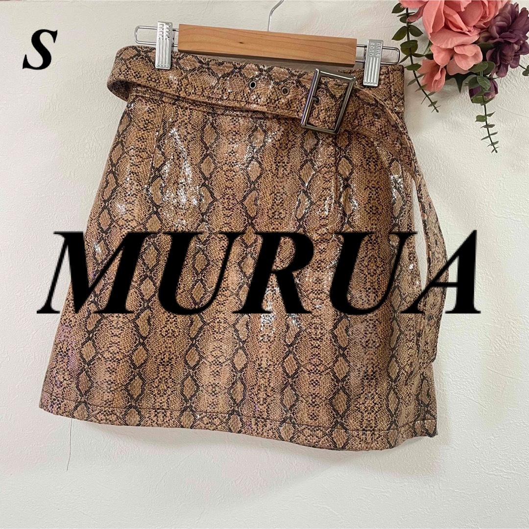 MURUA(ムルーア)のMURUA バブリーminiスカート レディースのスカート(ミニスカート)の商品写真