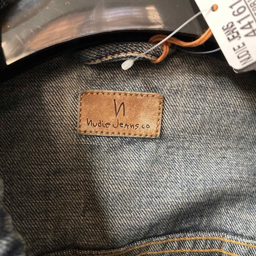 Nudie Jeans(ヌーディジーンズ)の【新品未使用　定価35,200円】XS サイズ　ヌーディー　ジーンズ メンズのジャケット/アウター(Gジャン/デニムジャケット)の商品写真