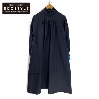 エンフォルド(ENFOLD)のエンフォルド 22AW ダークネイビー A-LINE SHIRT DRESS 36(その他)