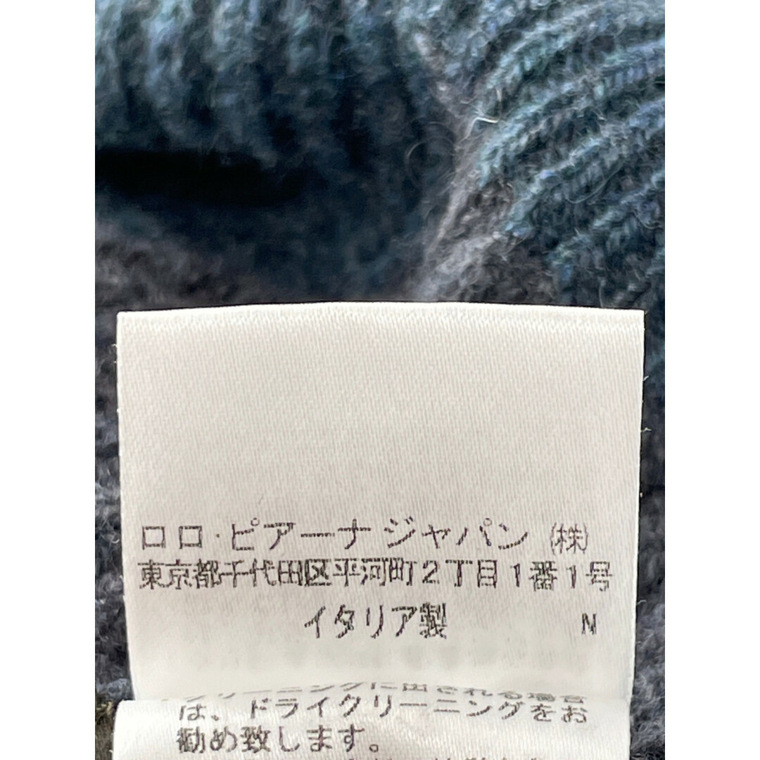 LORO PIANA(ロロピアーナ)のロロピアーナ ﾈｲﾋﾞｰ×ｸﾞﾚｰ FAG4449 ｶｼﾐﾔ100 ﾊﾞｲｶﾗｰﾆｯﾄ 48 メンズのトップス(その他)の商品写真