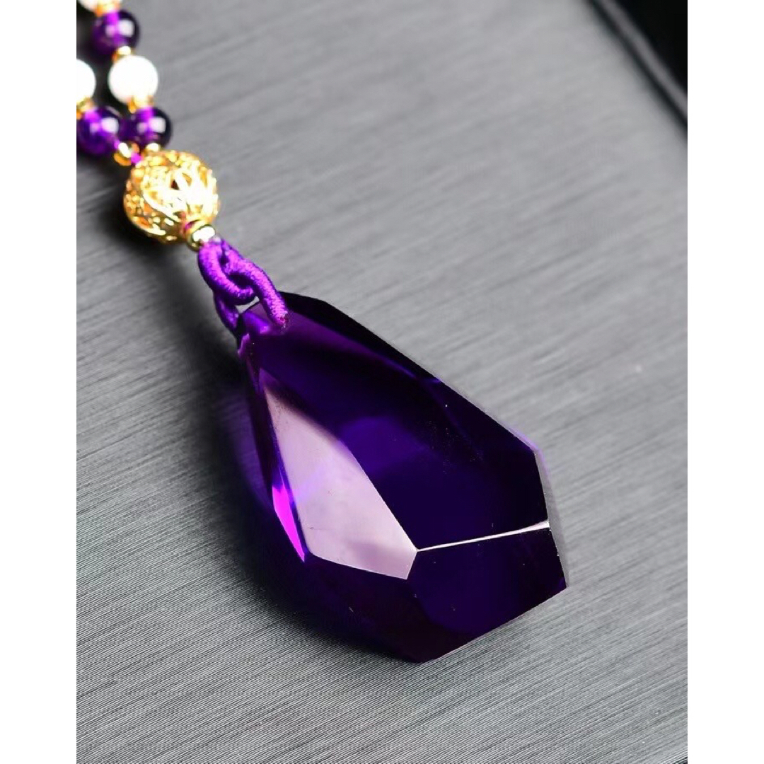 ⭐︎【天然】アメジスト ネックレス 32.9g ⭐︎【天然】アメジスト ネックレス 32.9g