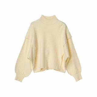 グリーンパークス(green parks)の【アイボリー】ELENCARE DUE ハイネックドルマンニット 23AW(ニット/セーター)