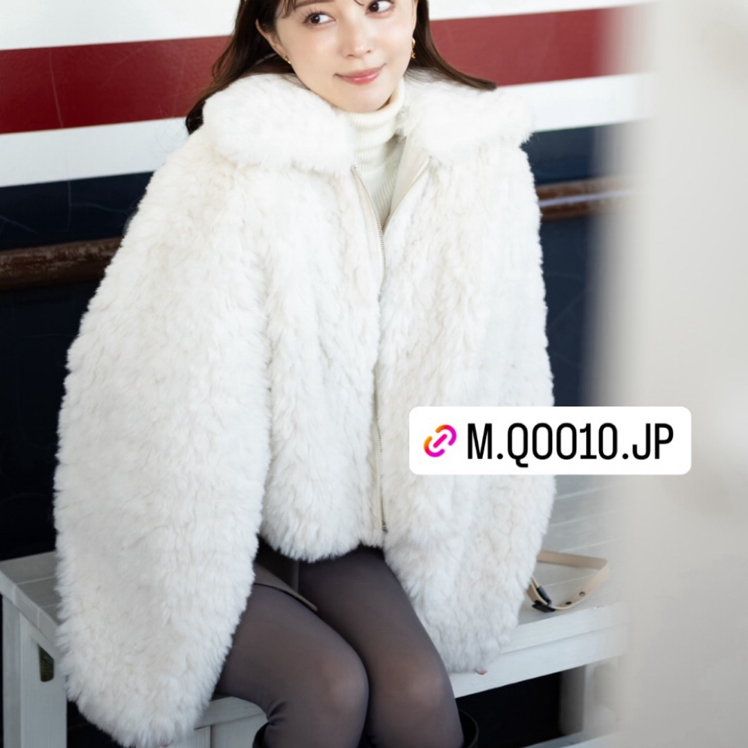 fur fur(ファーファー)のfurfur エコファーリバーシブルブルゾン レディースのジャケット/アウター(ブルゾン)の商品写真