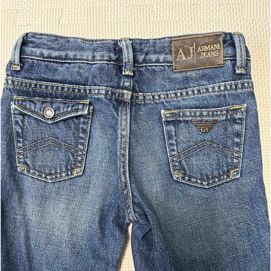 ARMANI JUNIOR(アルマーニ ジュニア)のARMANI JUNIOR ダメージ風ジーンズ　男の子　110 キッズ/ベビー/マタニティのキッズ服女の子用(90cm~)(パンツ/スパッツ)の商品写真