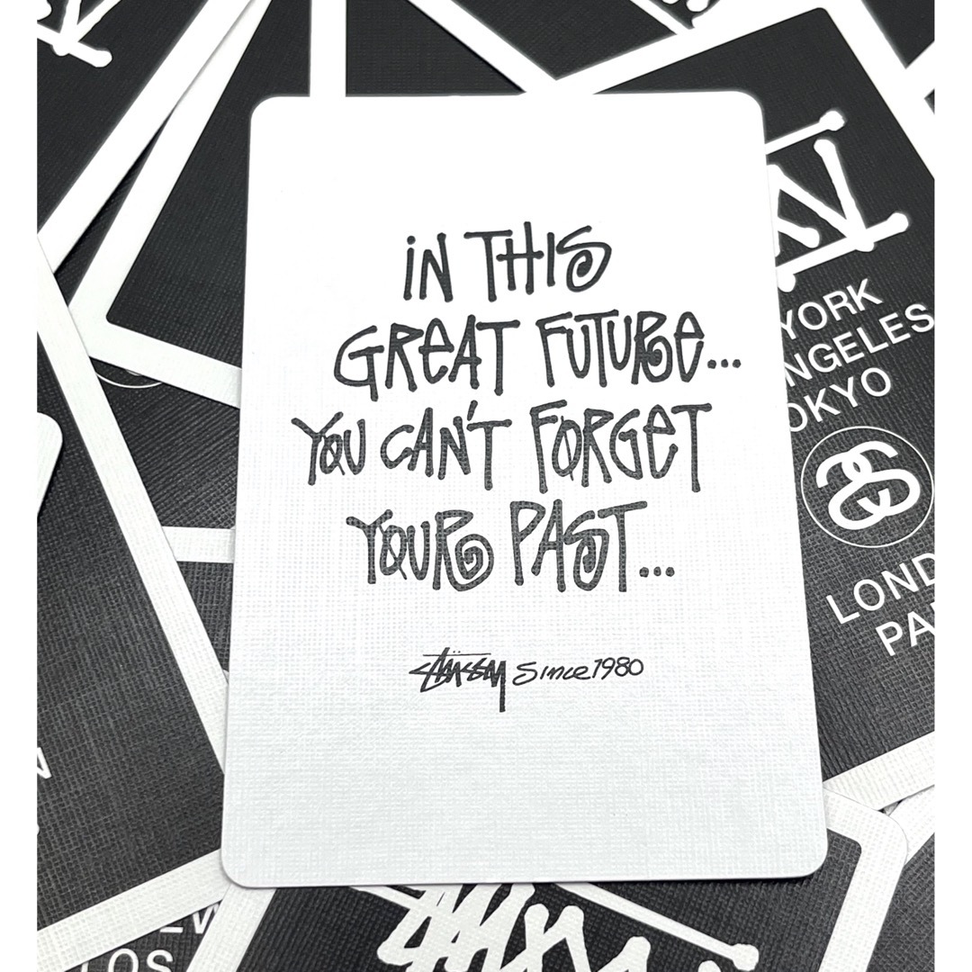 STUSSY(ステューシー)のSTUSSY Sticker & Trump Message Set■st55M メンズのファッション小物(その他)の商品写真