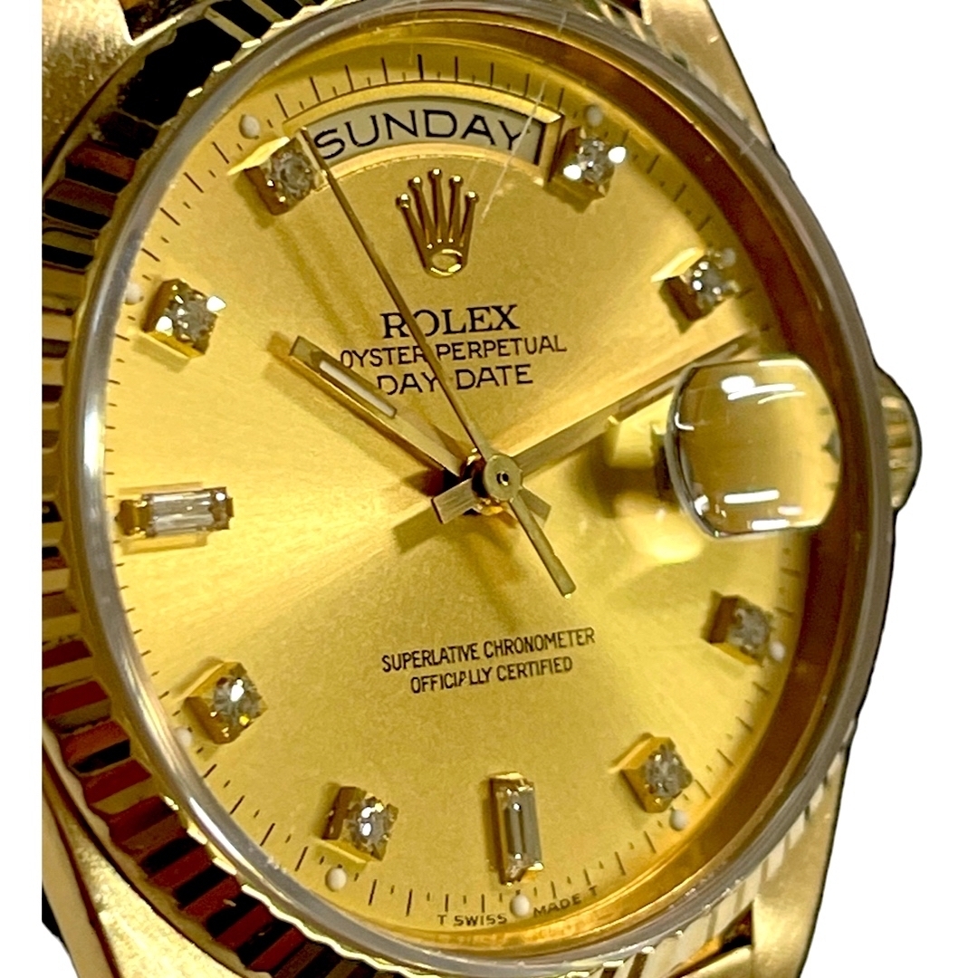 ROLEX(ロレックス)の☆ロレックスROLEX デイデイト18238A 10Pダイヤ メンズ腕時計☆ メンズの時計(腕時計(アナログ))の商品写真