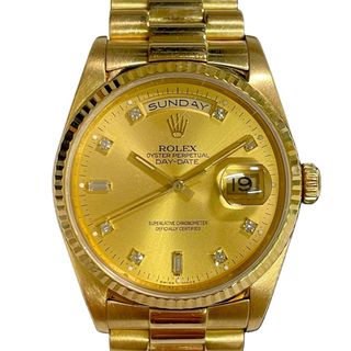 ロレックス(ROLEX)の☆ロレックスROLEX デイデイト18238A 10Pダイヤ メンズ腕時計☆(腕時計(アナログ))