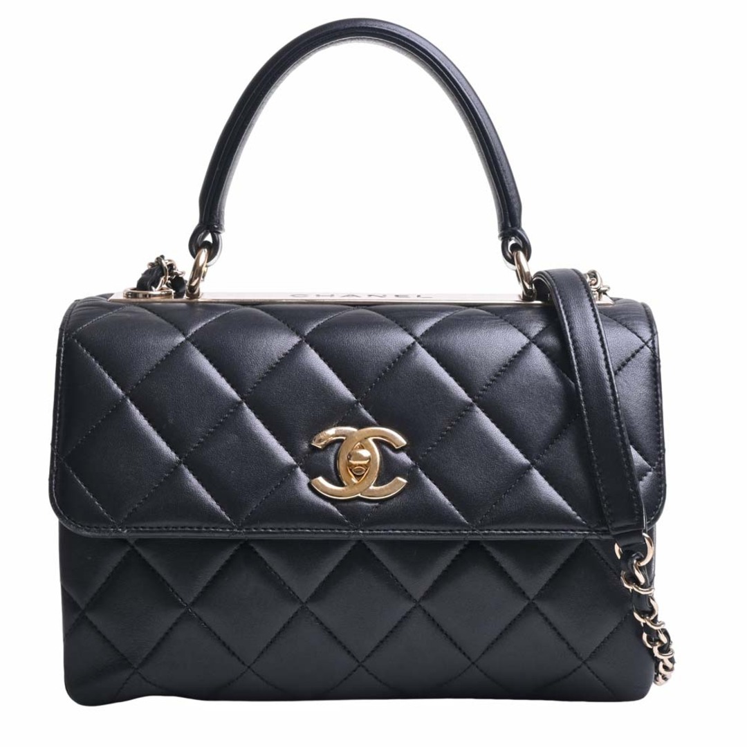 バッグCHANEL シャネル ラムスキン マトラッセ ココマーク トップ