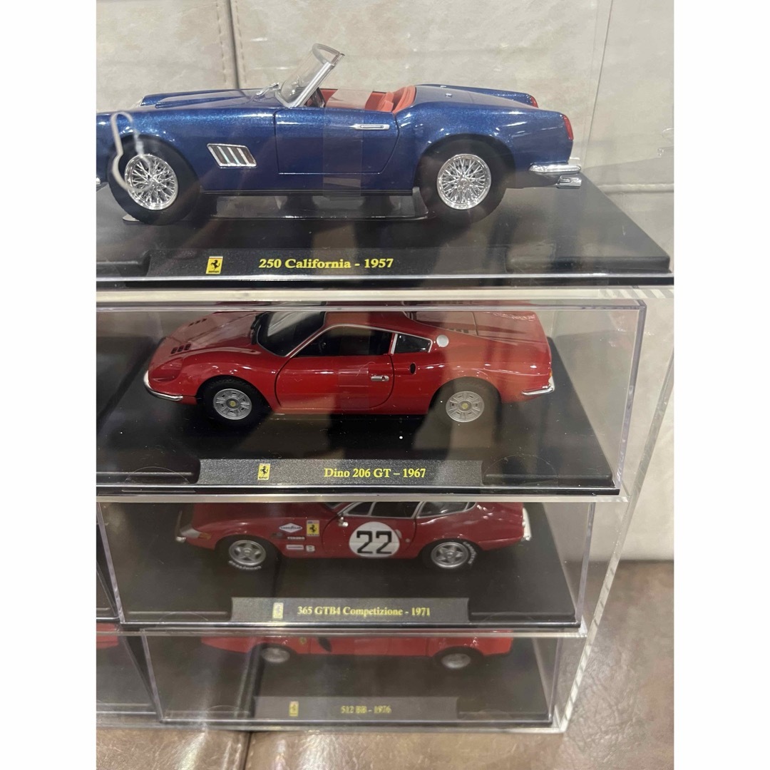 代引き不可 ブラーゴ1/24 Ferrari フェラーリ ミニカー12台セット