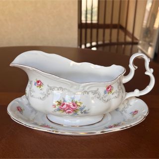 ロイヤルアルバート(ROYAL ALBERT)の【レア美品】ロイヤルアルバート★トランキュリティ★ソースボート(食器)