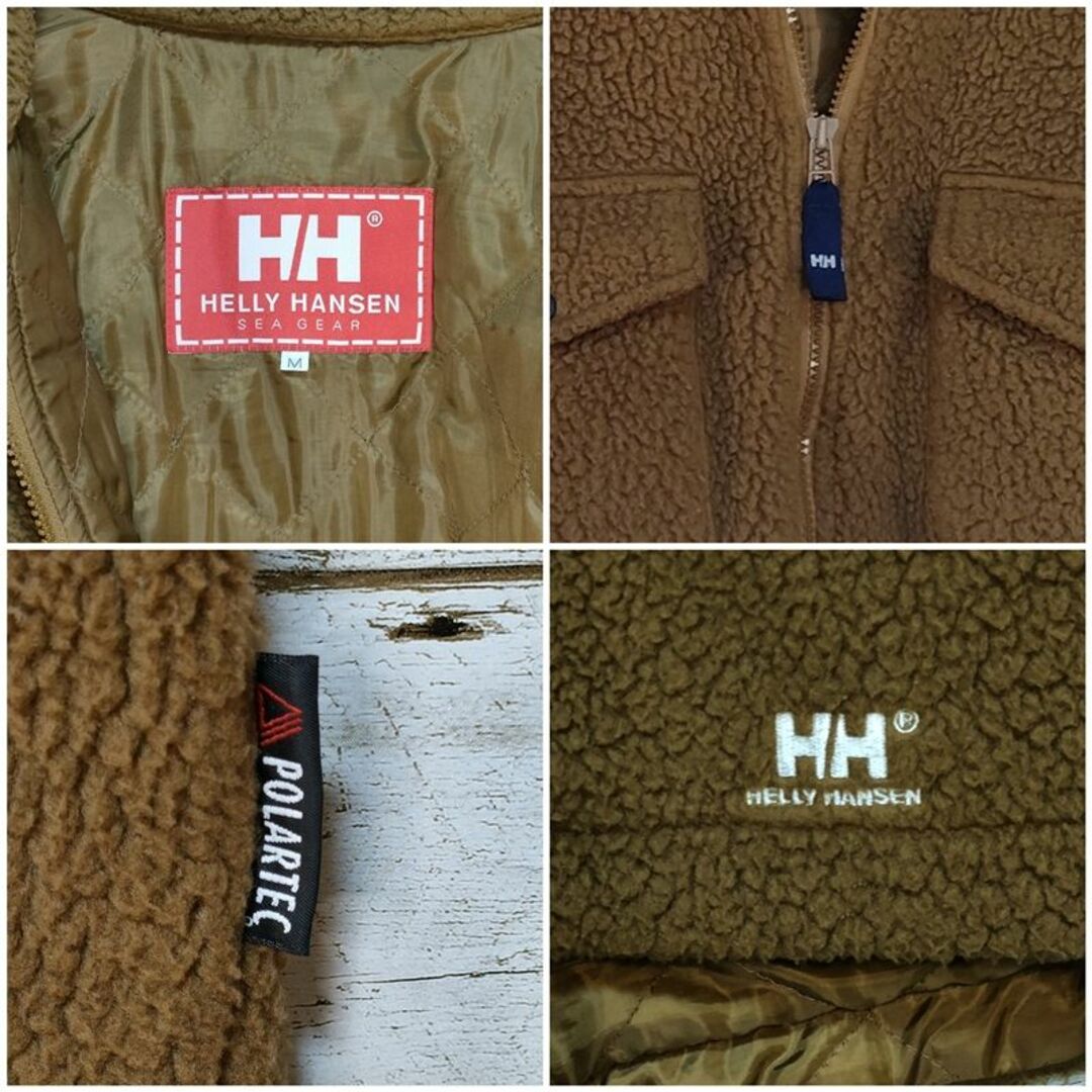 HELLY HANSEN(ヘリーハンセン)の【151】ヘリーハンセンPOLARTECフルジップボアフリースジャケット刺繍ロゴ メンズのジャケット/アウター(ブルゾン)の商品写真