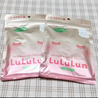 ルルルン(LuLuLun)の旅するLuLuLun 山梨・長野限定 桃の香り フェイスマスク ２袋セット☆(パック/フェイスマスク)