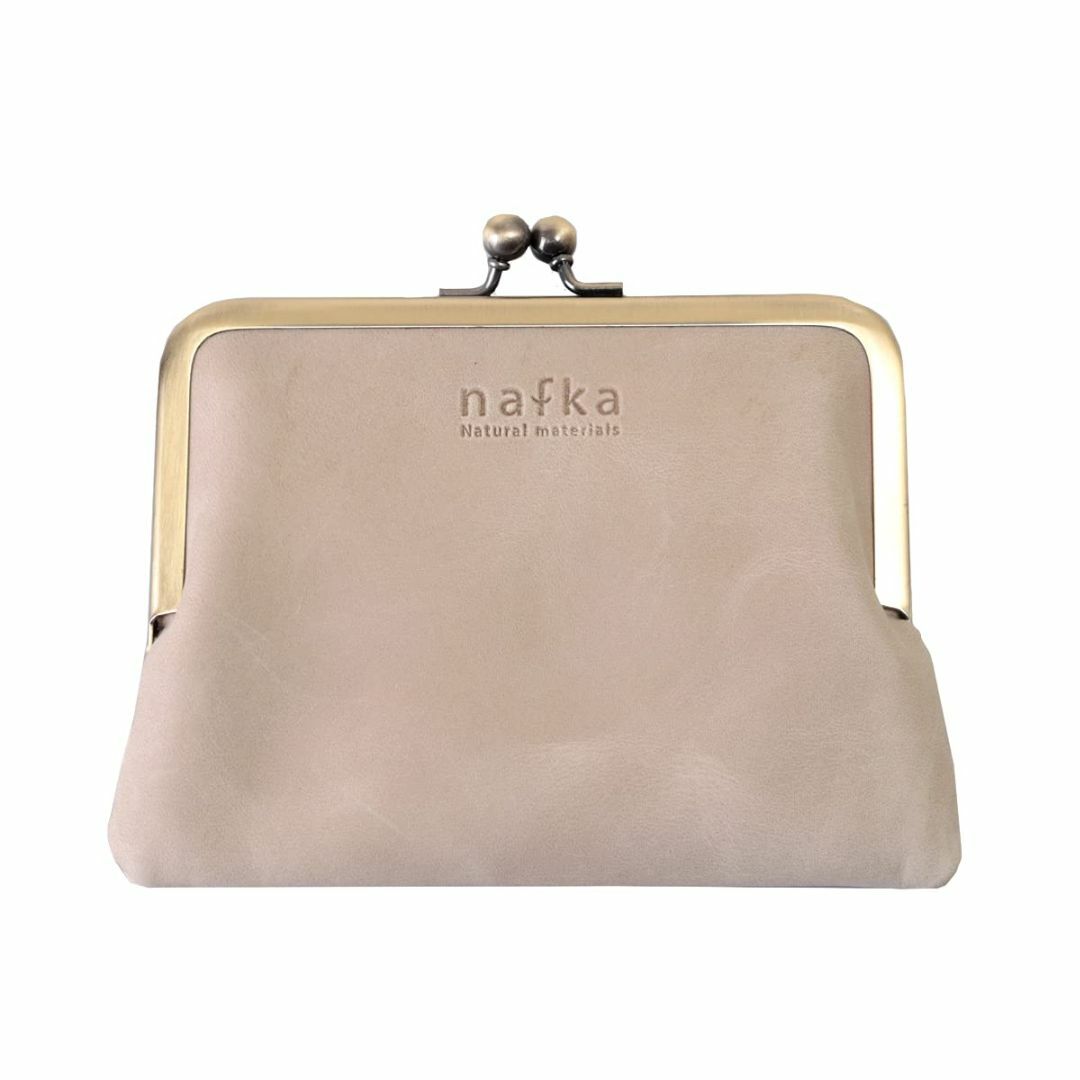 バッグ[ナフカ] nafka 財布 レディース がま口財布 コインキャッチャー 本革