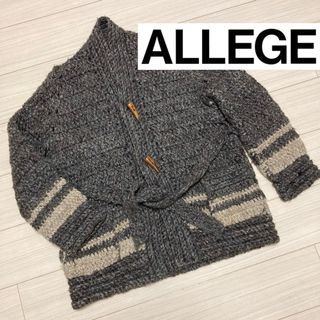 ALLEGE - TTT MSW 22AW Border Knit Cardigan(Black)の通販 by TK