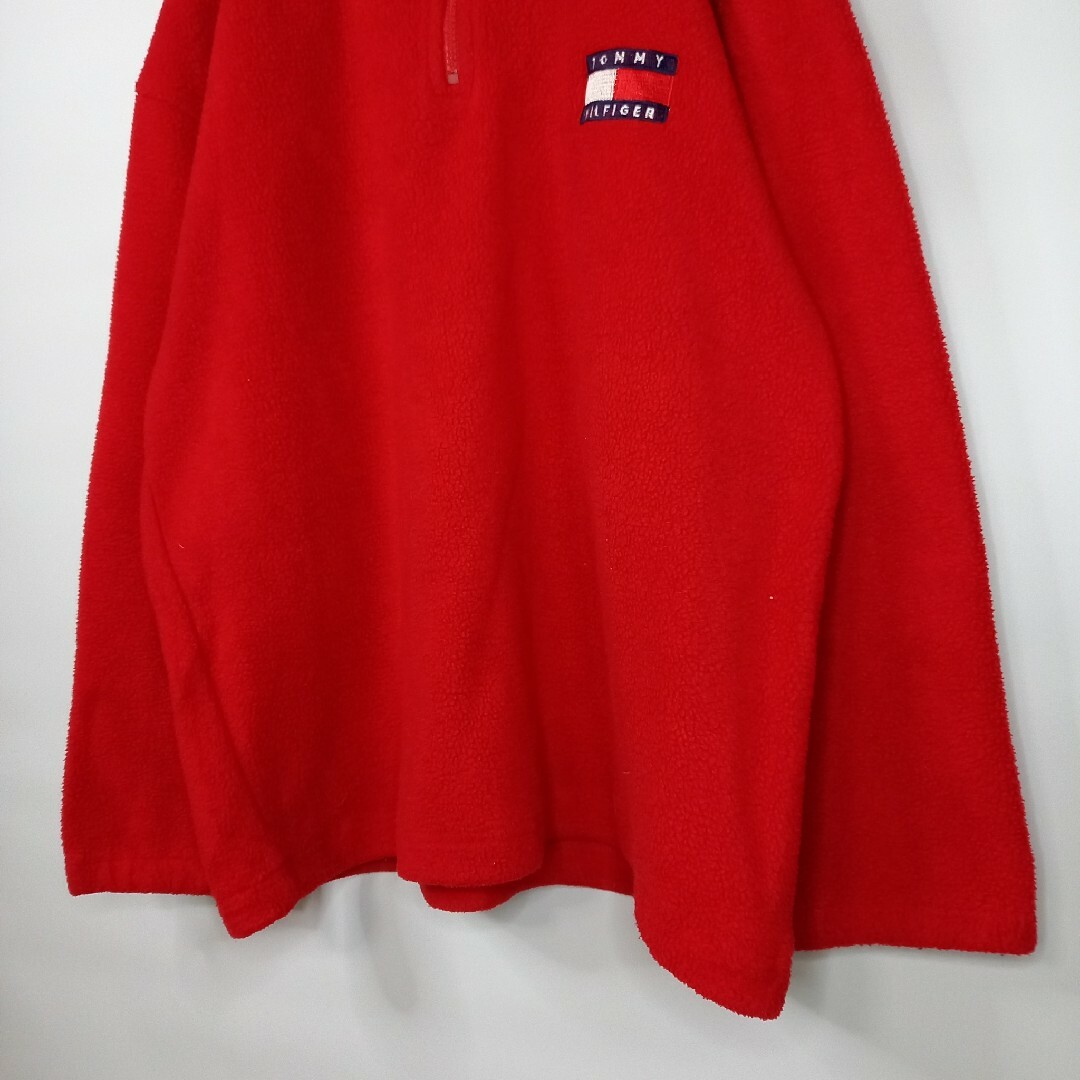TOMMY HILFIGER - 90s トミーヒルフィガー ハーフジップ ボア TOMMY HILFIGER - 90s トミーヒルフィガー ハーフジップ ボア