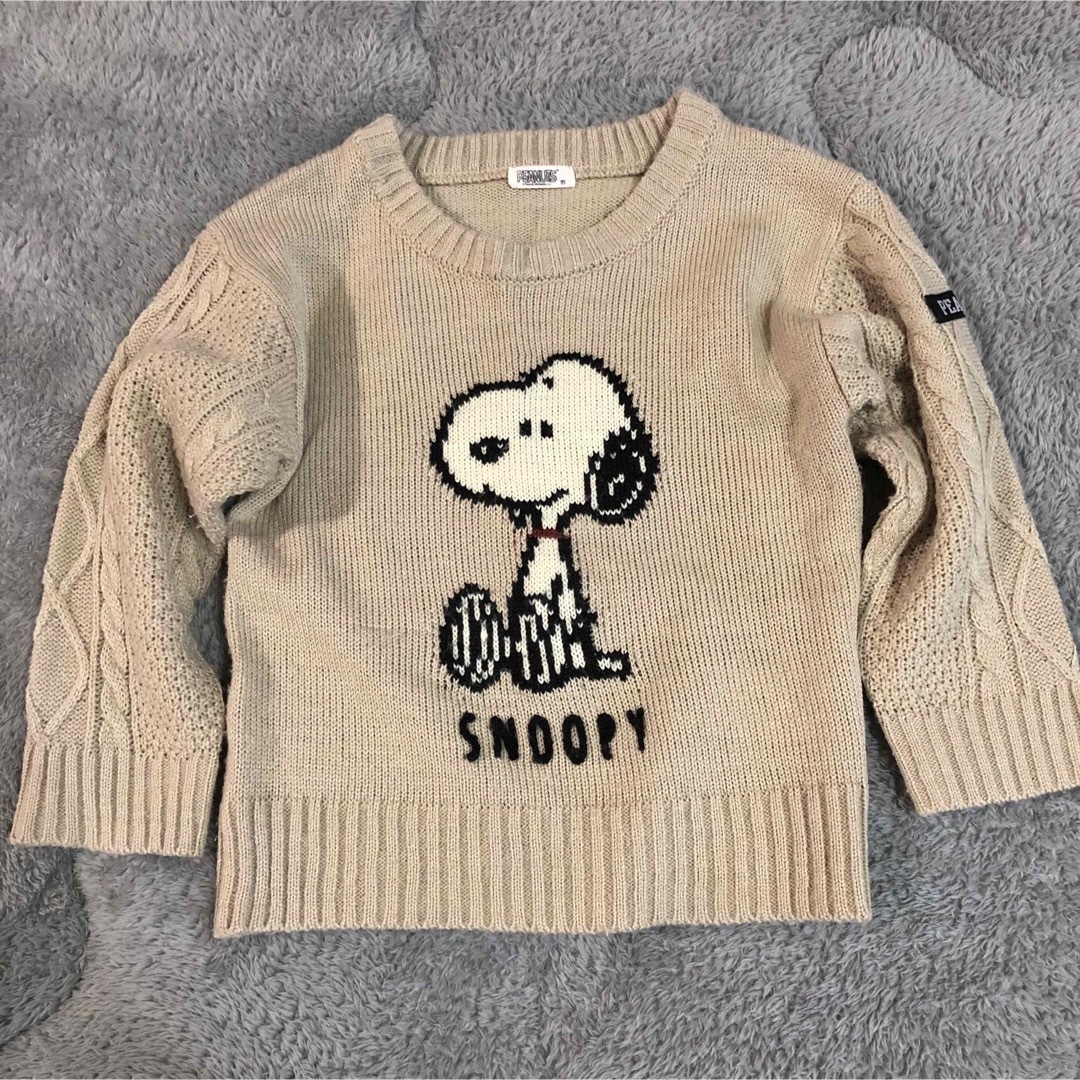 SNOOPY(スヌーピー)のスヌーピー　セーター　95 キッズ/ベビー/マタニティのキッズ服女の子用(90cm~)(ニット)の商品写真