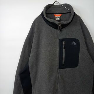 ナイキ(NIKE)のナイキ　ACG　ジップフリース　ジャケット　ブルゾン　グレー　ブラック　XXL(ブルゾン)