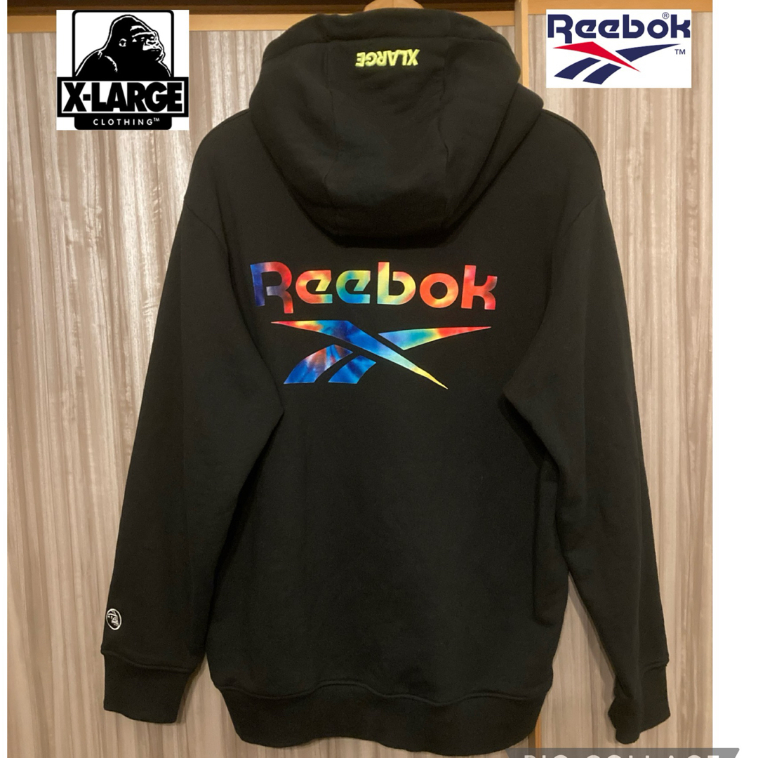 XLARGE Reebok パーカー　エクストララージ  リーボック コラボエクストララージ