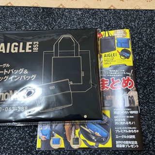 エーグル(AIGLE)のMonoMax 付録 AIGLE  仕切りになるバッグインバッグ&トートバッグ(トートバッグ)