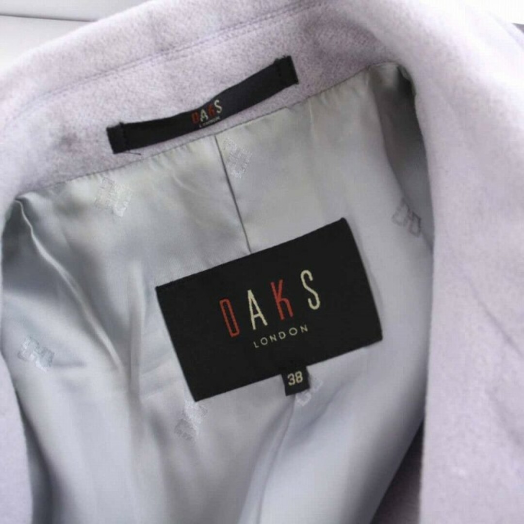 DAKS(ダックス)のダックス DAKS ロングコート アンゴラ ウール アウター 38 M 薄紫 レディースのジャケット/アウター(その他)の商品写真
