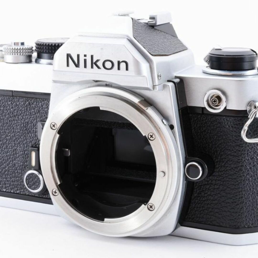 美品 NIKON FM シルバー フィルムカメラ　モルト新品交換済 B198