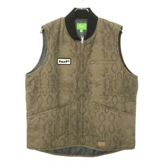 ハフ(HUF)のHUF×DICKIES ハフ×ディッキーズ 22AW PYTHON INSULATED VEST ジップアップパイソンベスト  ベージュ M(ベスト)