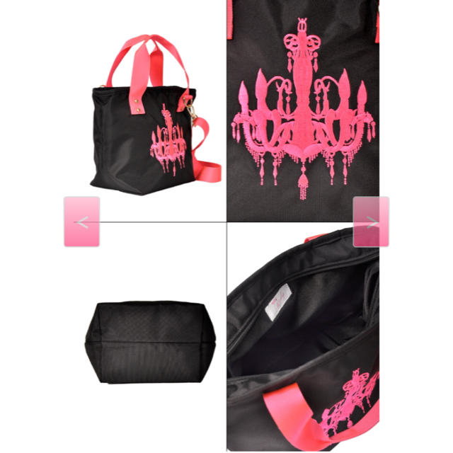 Rady(レディー)のちびRady♡ショルダーバッグ♡ブラック×ピンク レディースのバッグ(ショルダーバッグ)の商品写真