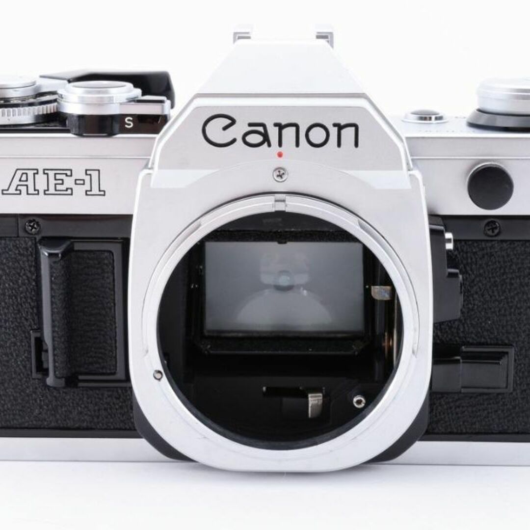Canon(キヤノン)の美品 CANON AE1 シルバー ボディ フィルム　モルト新品交換済 Y997 スマホ/家電/カメラのカメラ(フィルムカメラ)の商品写真