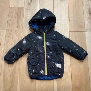 エスケープ(SKAPE)の【お値下げしました】skape シシュノン 宇宙柄 中綿ブルゾン 90cm(ジャケット/上着)