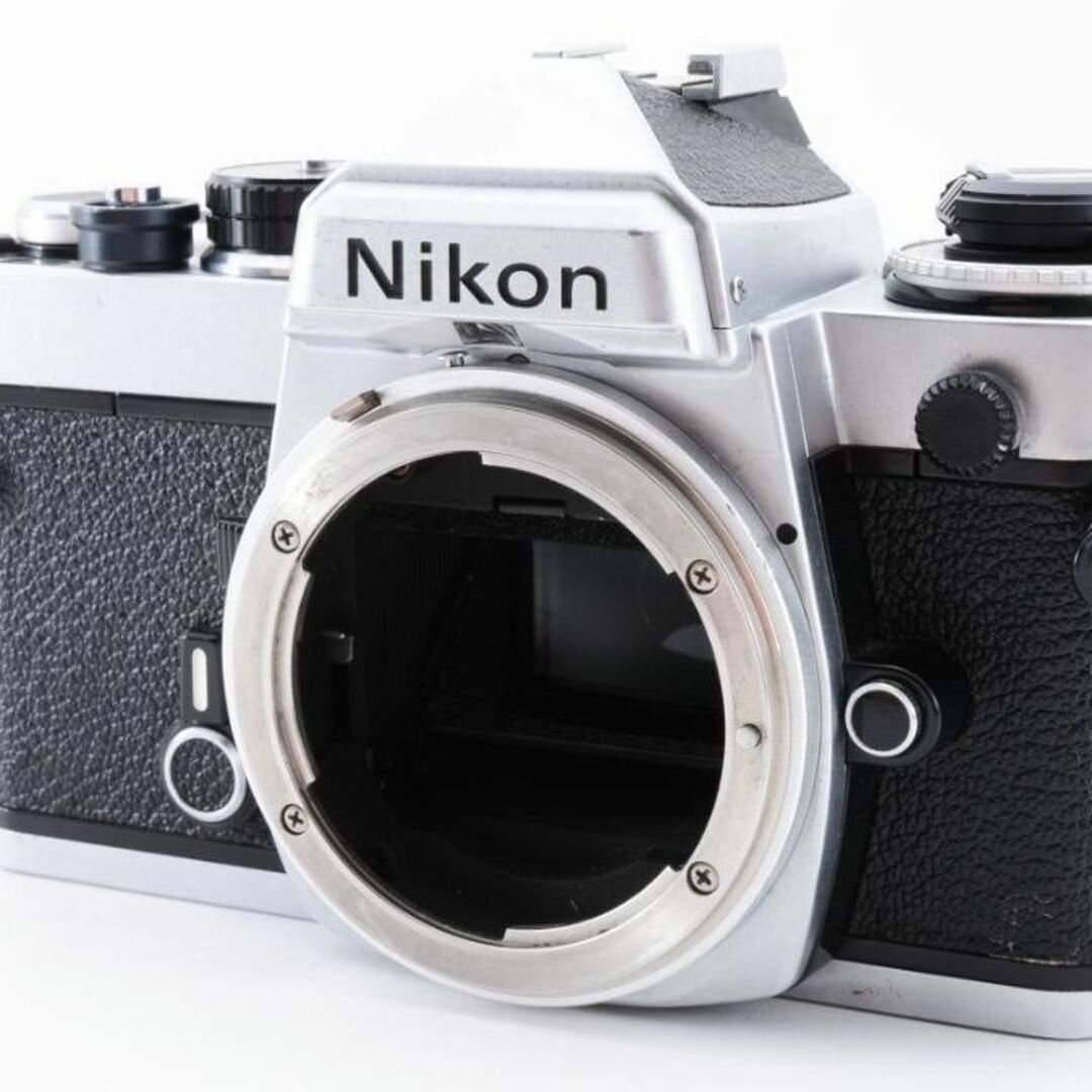 美品　NIKON　FE シルバー　フィルムカメラ　モルト新品交換済 H091