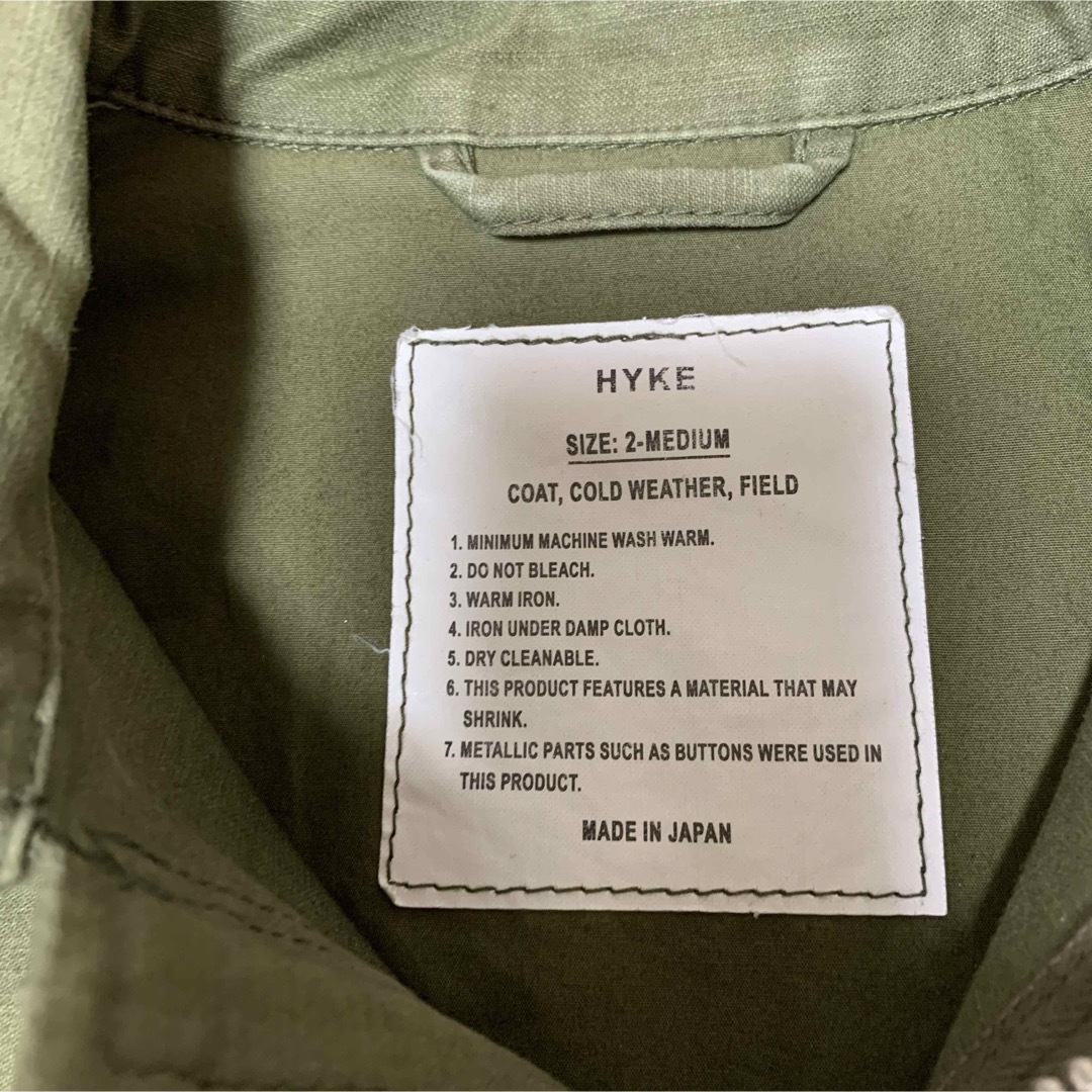 HYKE(ハイク)のHYKE Ｍ-51TYPE FIELD JACKET  レディースのジャケット/アウター(ミリタリージャケット)の商品写真