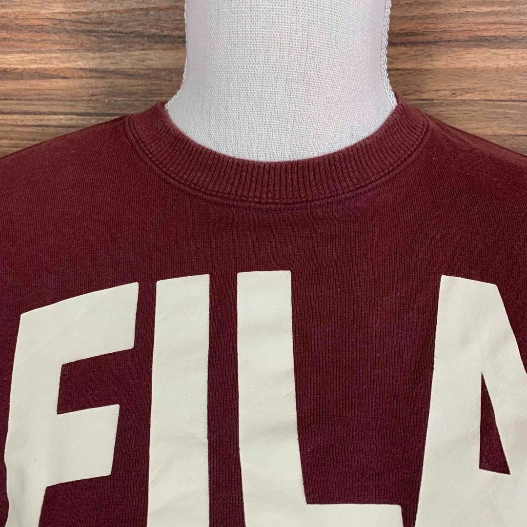 FILA(フィラ)のFILA フィラ トレーナー トップス 110cm 子供 キッズ 茶色 長袖 キッズ/ベビー/マタニティのキッズ服男の子用(90cm~)(Tシャツ/カットソー)の商品写真