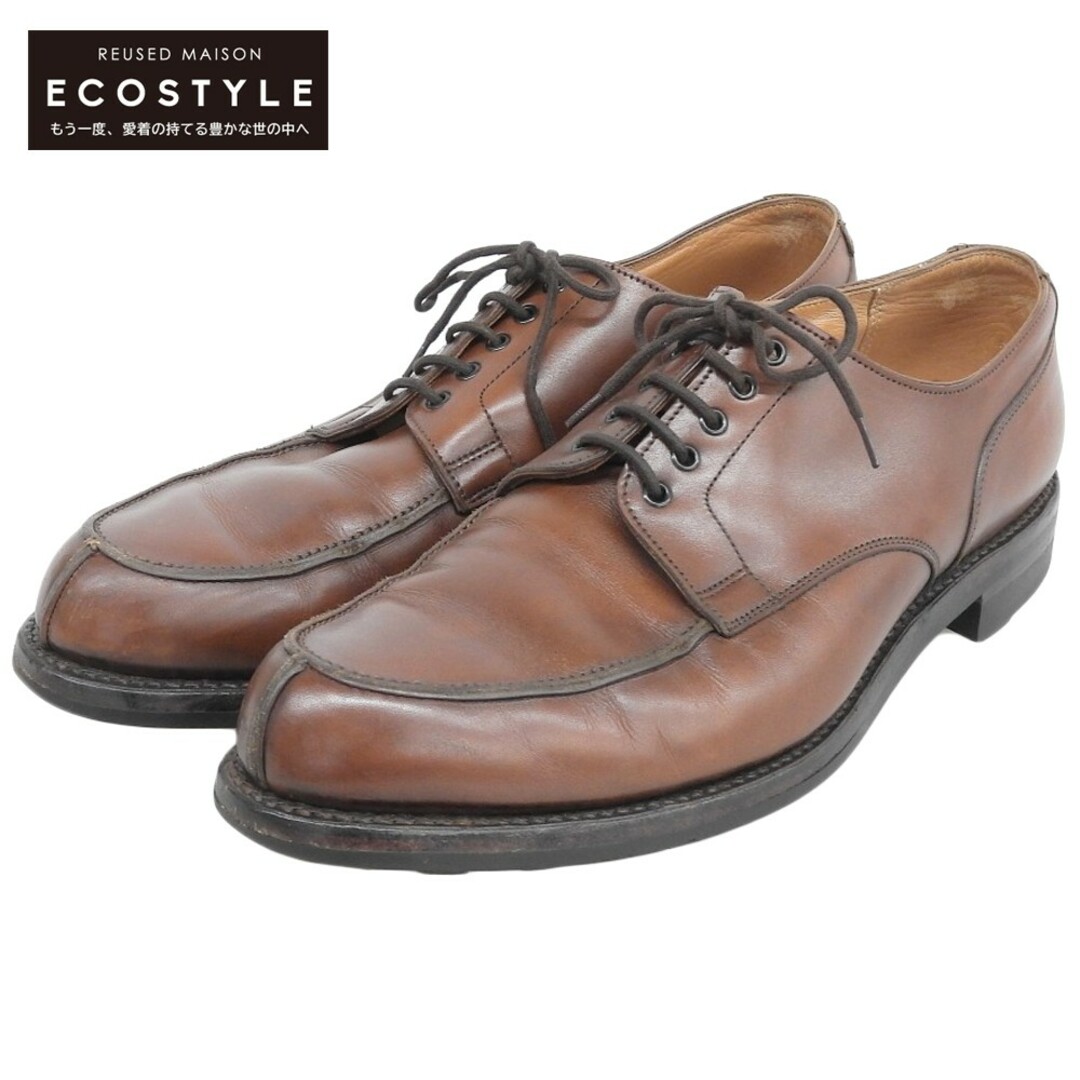 31cmくつ幅クロケット＆ジョーンズ Crockett&Jones クロケット＆ジョーンズ レザー WEXFORD ウェックスフォード 外羽根Uチップシューズ  シューズ メンズ ブラウン 9E 5959 9E