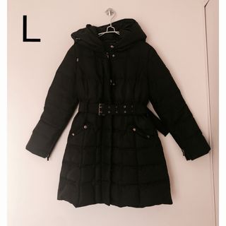 ザラ(ZARA)のZARA 黒ダウンコート(ダウンコート)