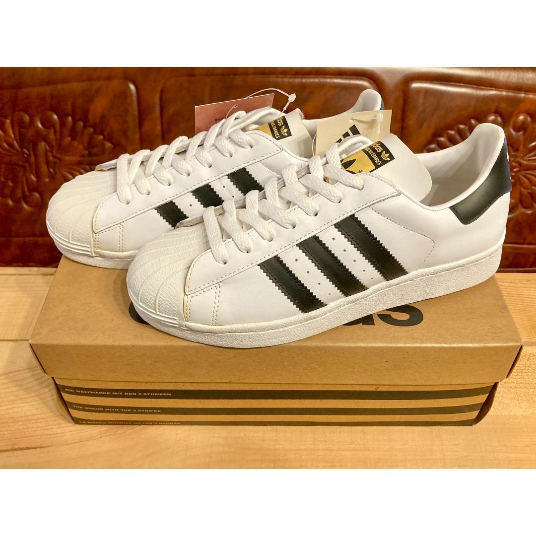 adidas - ☆90s!希少レア!アディダス スーパースター 白/黒 金 adidas - ☆90s!希少レア!アディダス スーパースター 白/黒 金