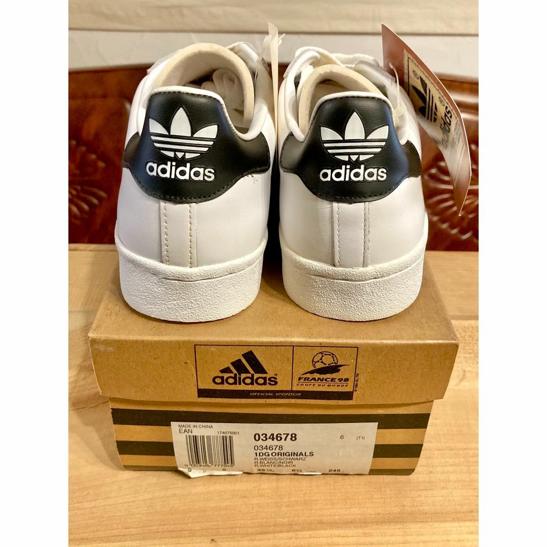 adidas - ☆90s!希少レア!アディダス スーパースター 白/黒 金 adidas - ☆90s!希少レア!アディダス スーパースター 白/黒 金