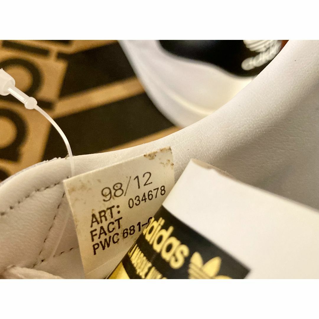 adidas - ☆90s!希少レア!アディダス スーパースター 白/黒 金 adidas - ☆90s!希少レア!アディダス スーパースター 白/黒 金