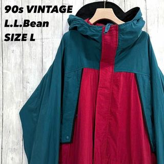 エルエルビーン(L.L.Bean)の90sヴィンテージ古着L.L.Bean エルエルビーンマウンテンパーカー　L切替(マウンテンパーカー)