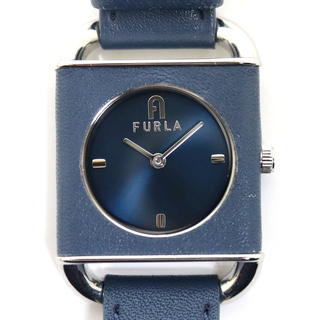 フルラ(Furla)の【FURLA】フルラ アルコスクエア 腕時計 SS×QZ ブルー/kt08980ar(腕時計)